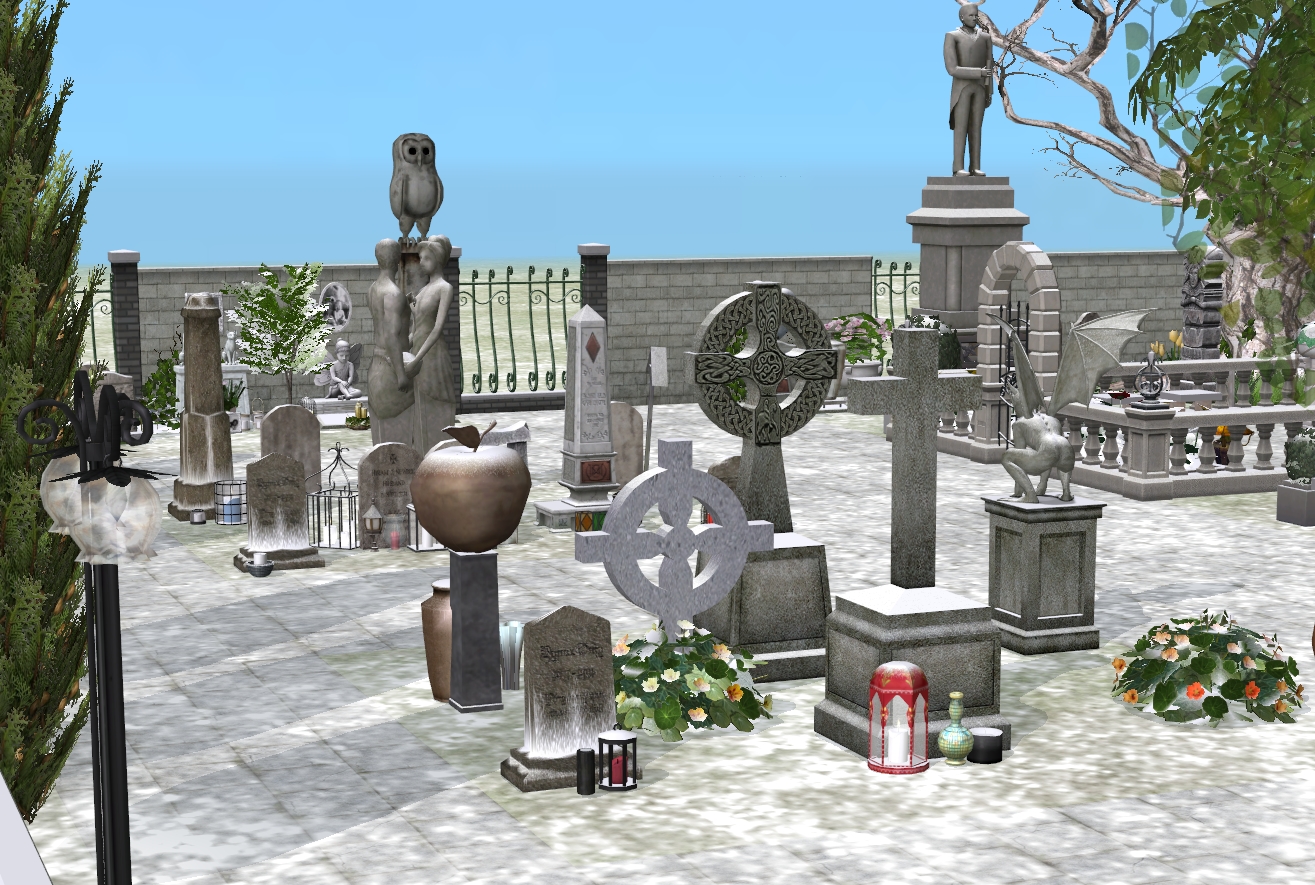 Cmentarz — widok na grób kochanków.jpg