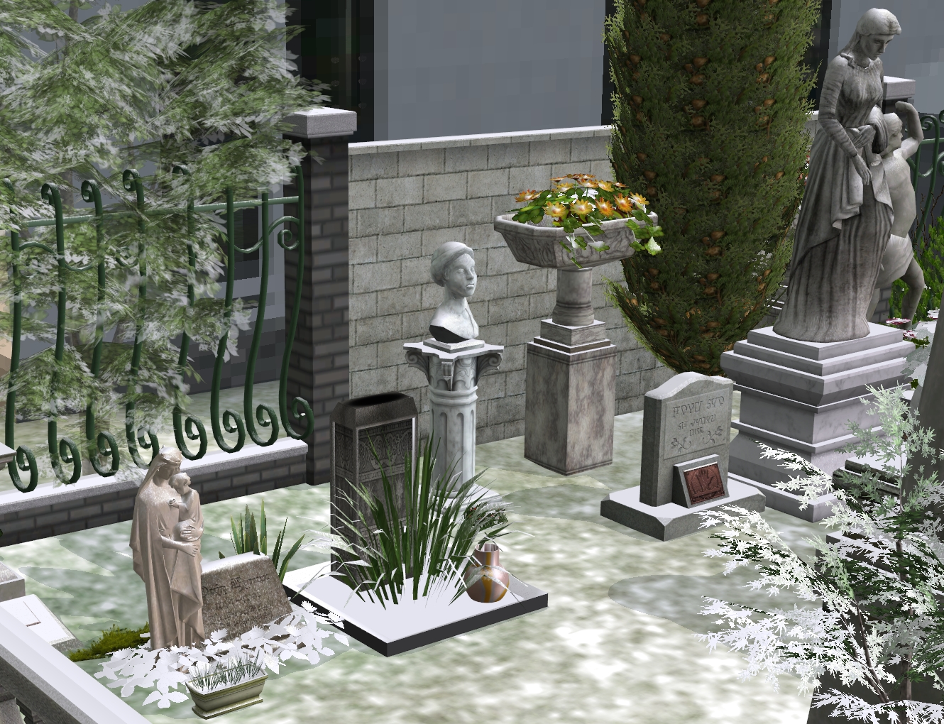Cmentarz — groby z bliska.jpg